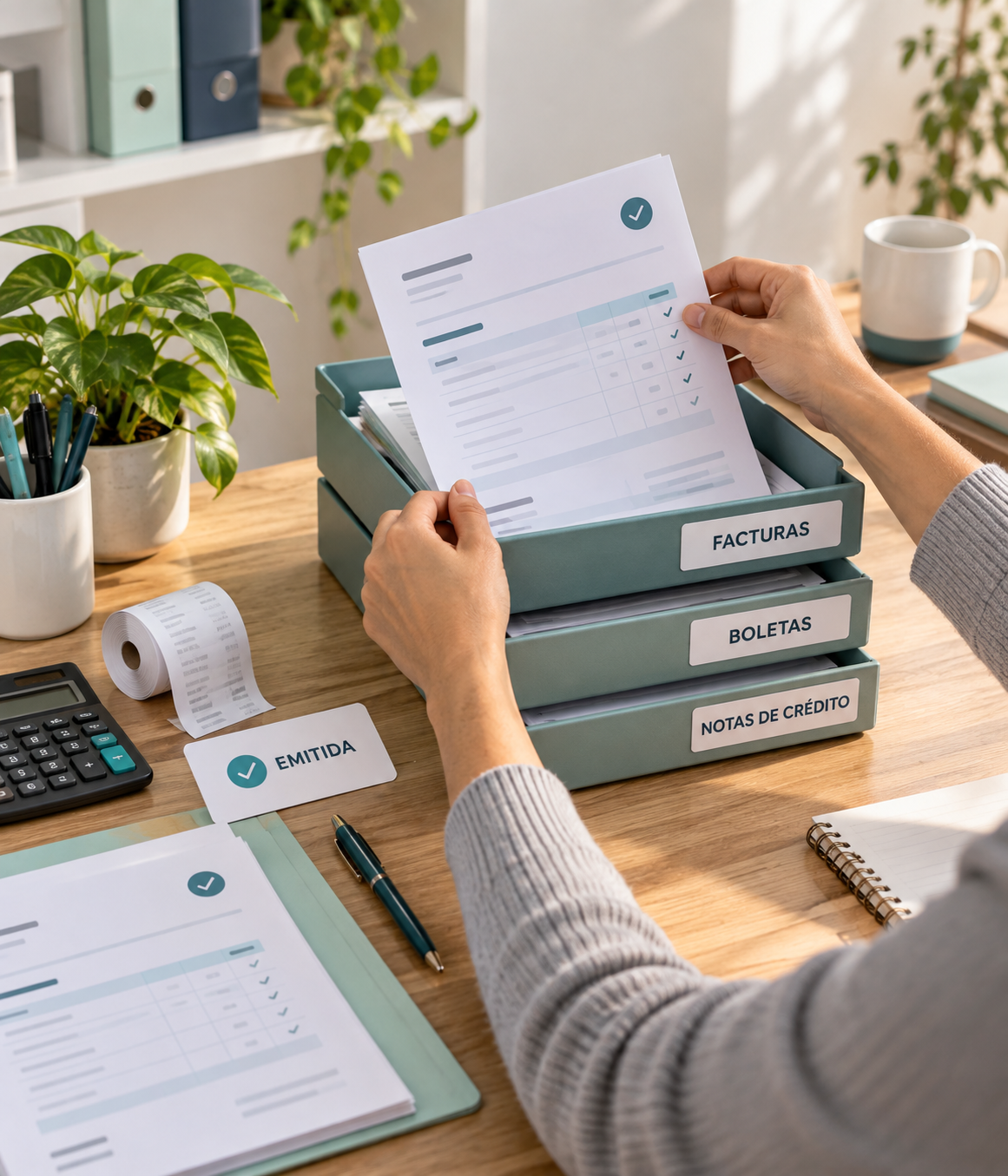 Facturación y documentos tributarios electrónicos en Solium Hub