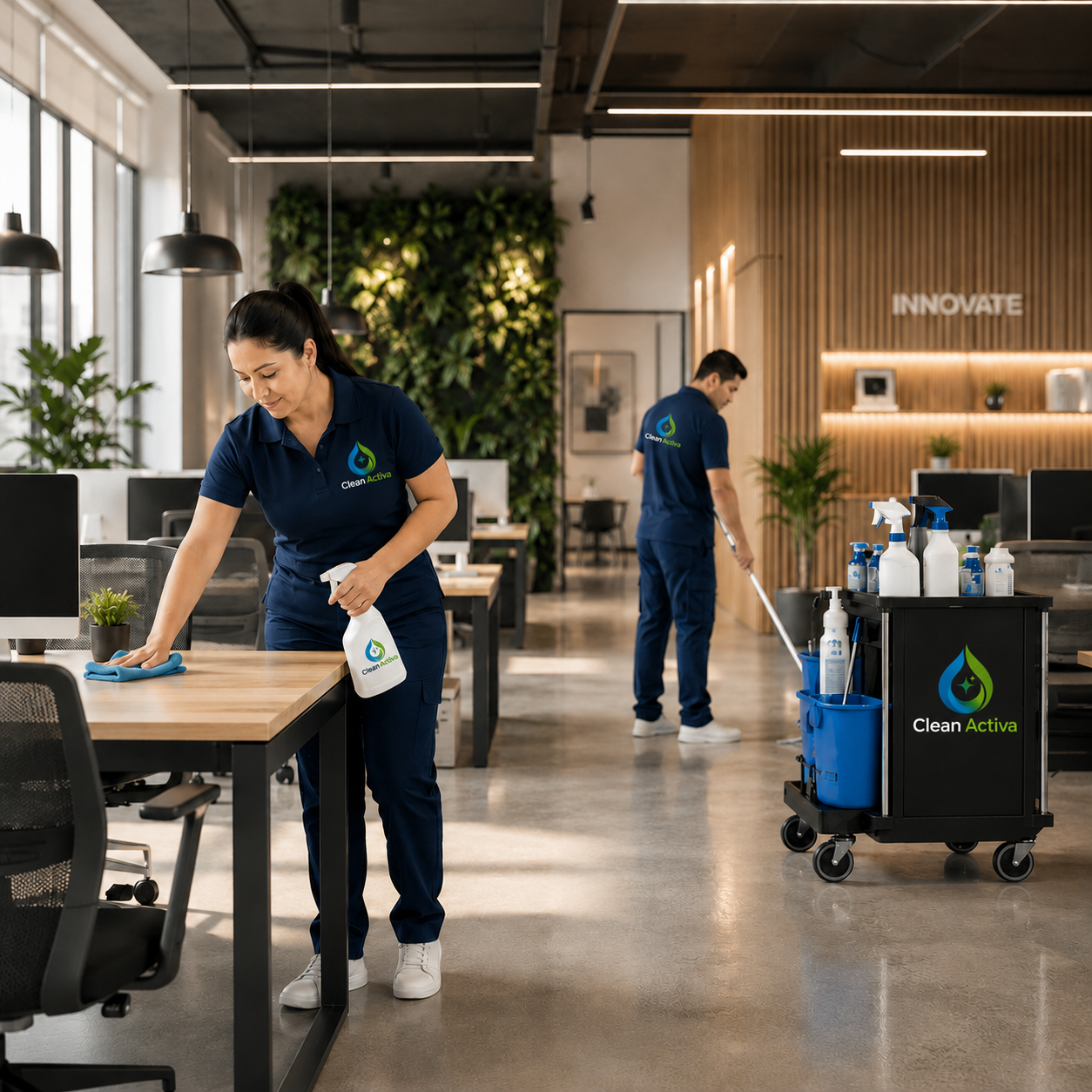 Servicio de aseo de oficinas