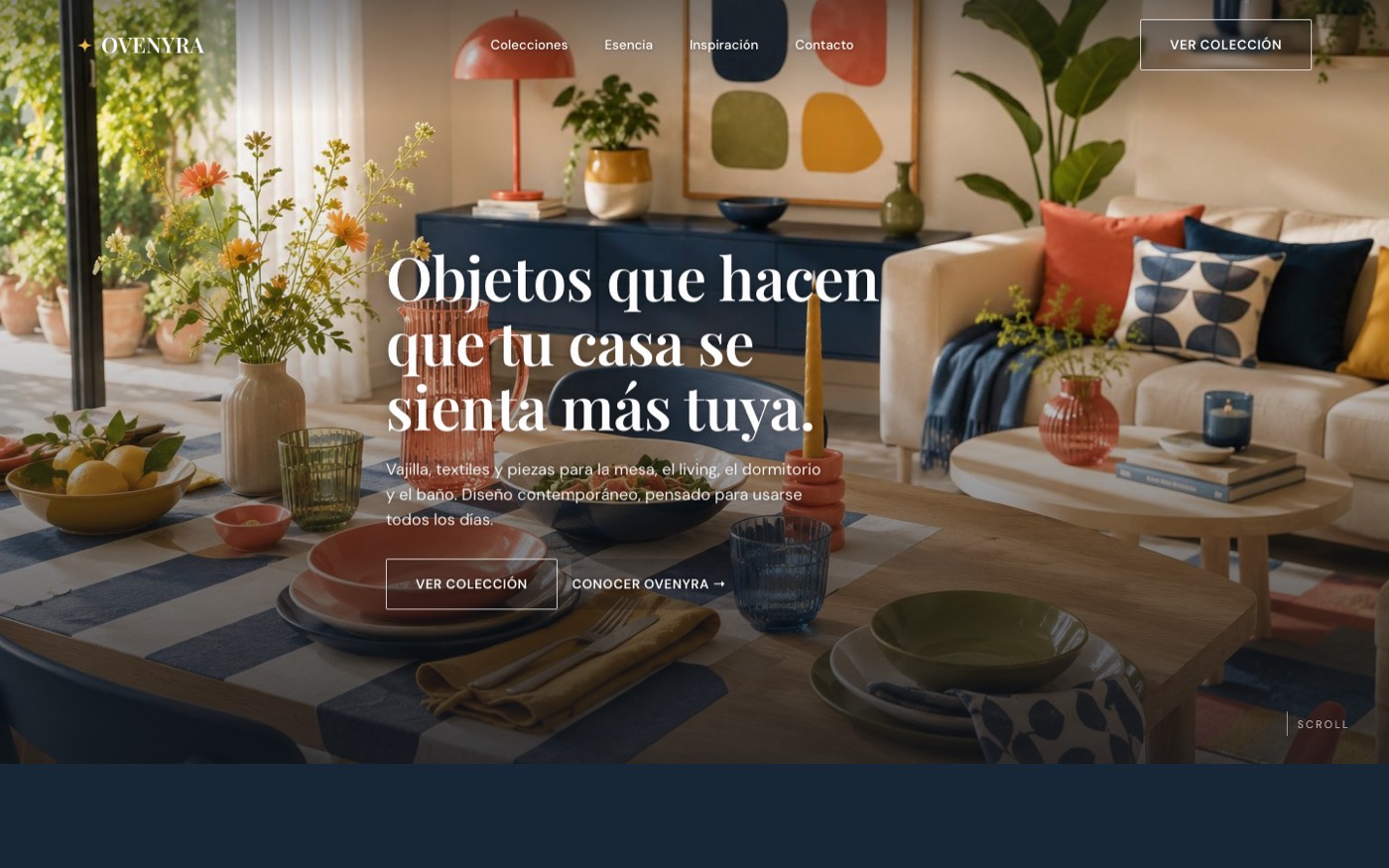 Inicio del sitio Ovenyra